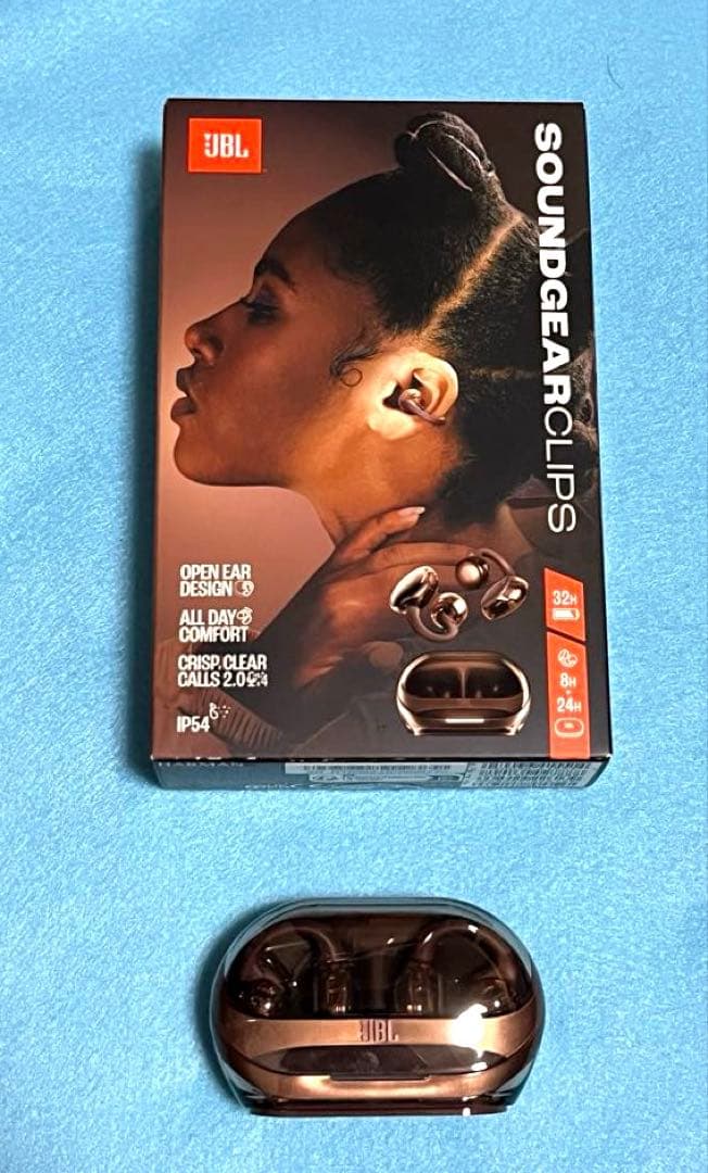 【美品】JBL Soundgear Clipsイヤーカフ型ワイヤレスイヤホン