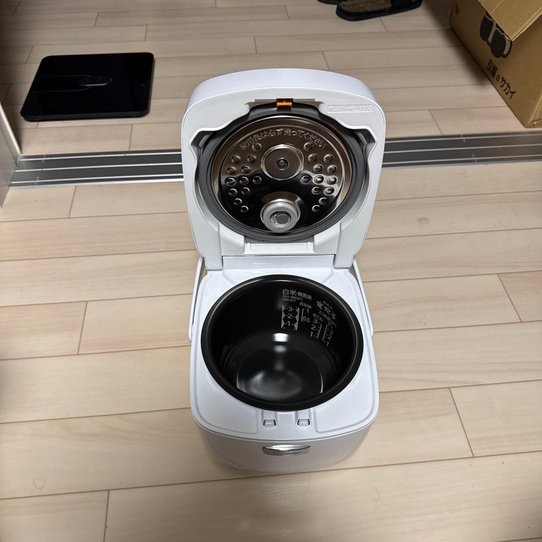 Mitsubishi 炊飯器 ホワイト 多機能