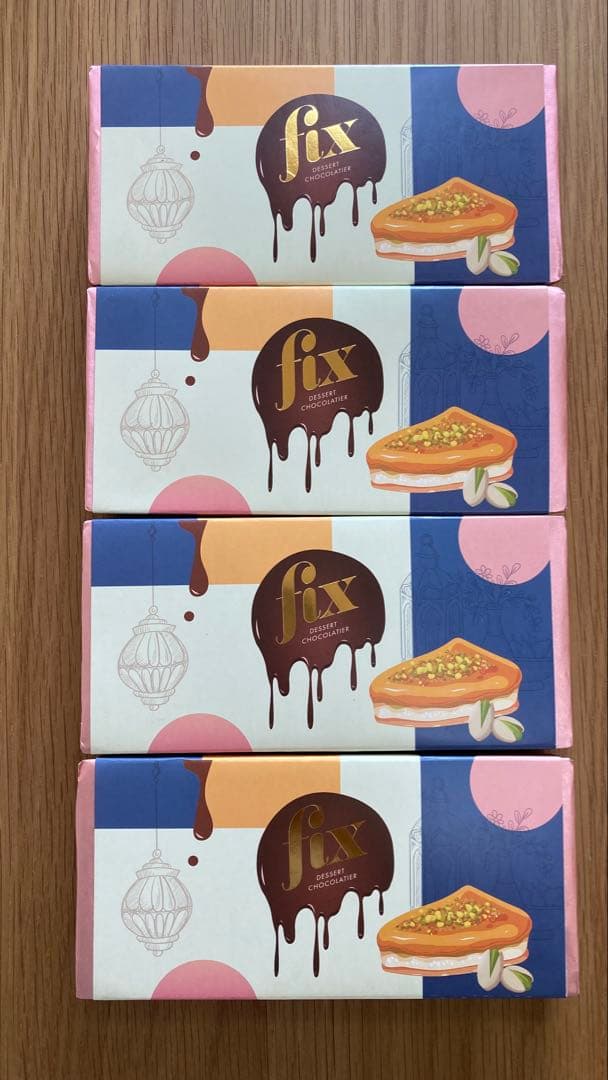値下げ【ドバイ限定】ドバイチョコレート/fixチョコレート/ピスタチオ味/2枚