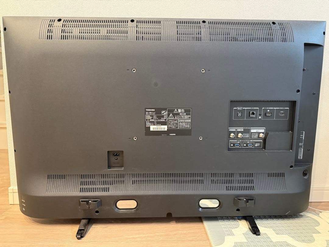 TOSHIBA REGZA 43型　テレビ　19年製43Z730X 43V