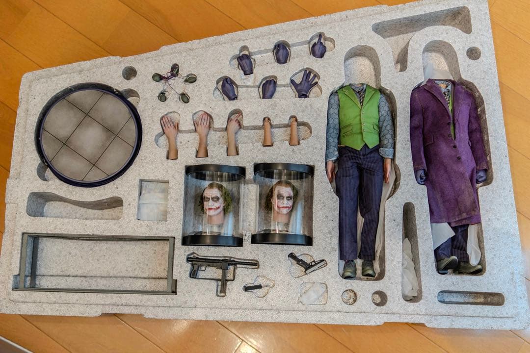 INARTジョーカー 植毛Ver. DX 2体セット ダークナイト 1/6