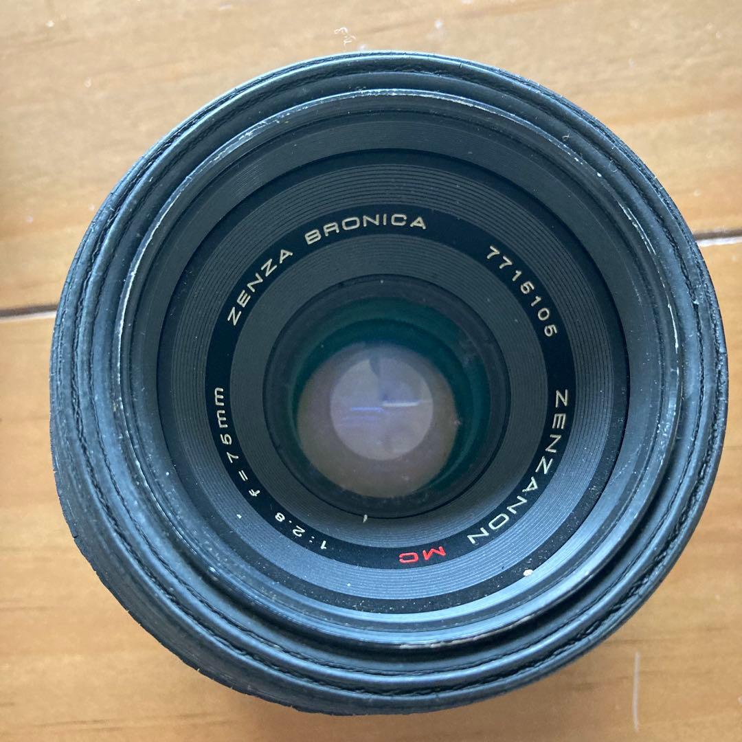 ZENZA BRONICA ETRS 50、75mm 中判フィルムカメラ 難あり