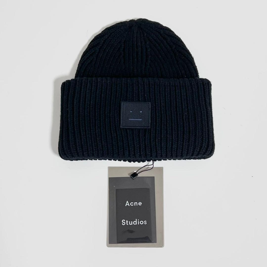 Acne Studios ブラックニット帽 新品タグ付き 断捨離