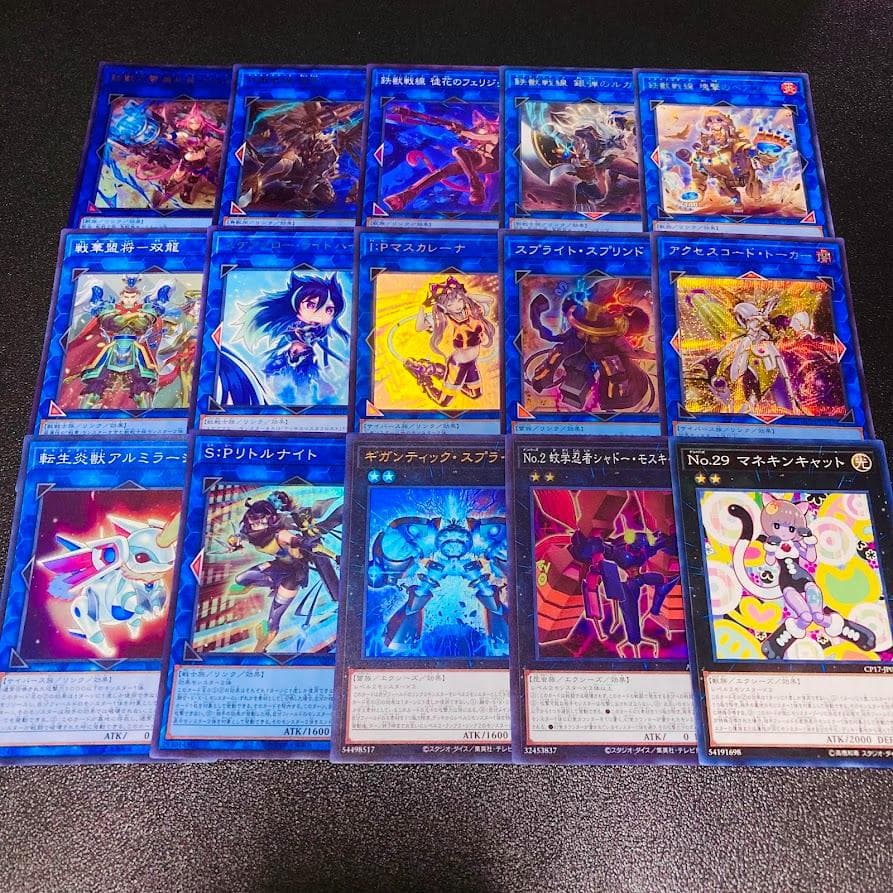 d115遊戯王 鉄獣スプライト 大会優勝構築 構築済みデッキ スリーブ付