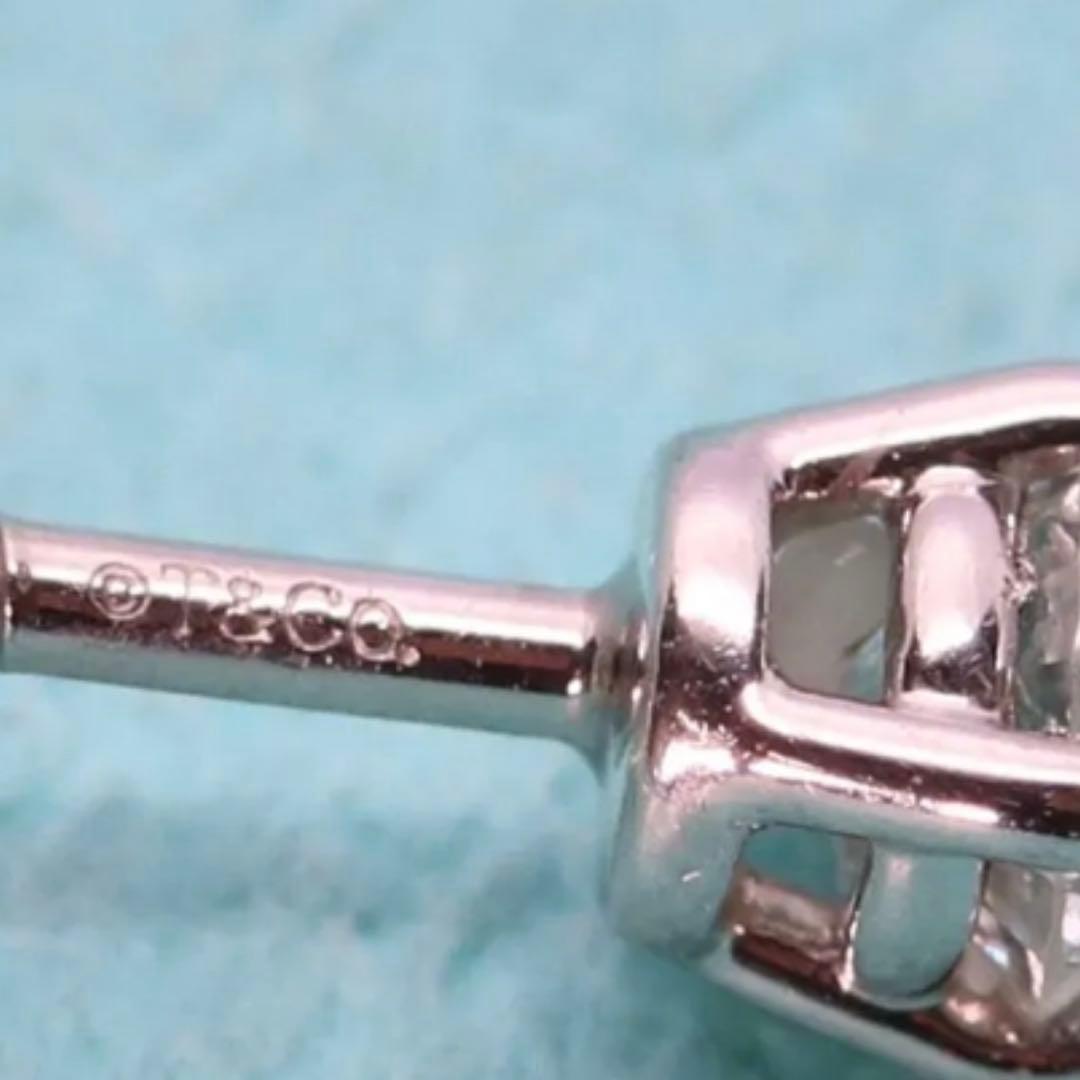 【超美品】Tiffany & Co. ソリティア ダイヤモンド シングルピアス