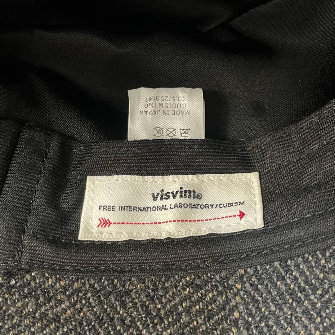 極美品 Visvim Dome Bucket Hat Herringbone