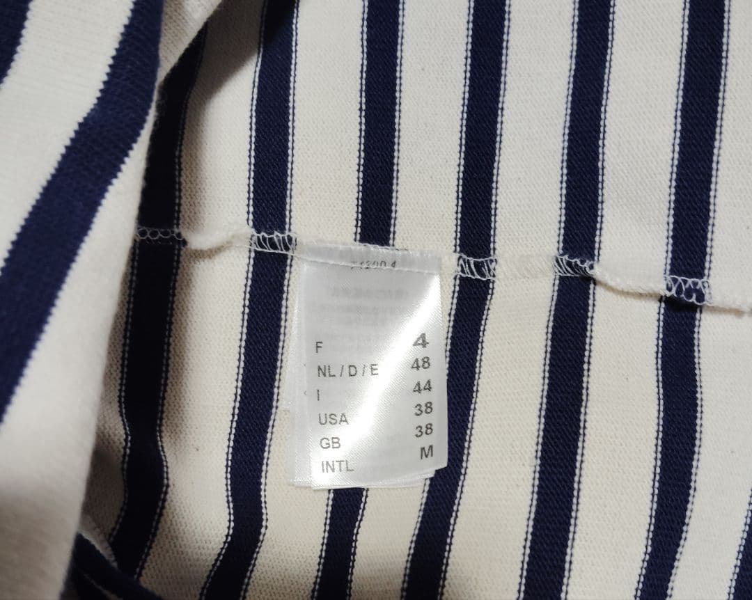 新品、SAINT JAMES エルボーパッチハート長袖Tシャツ