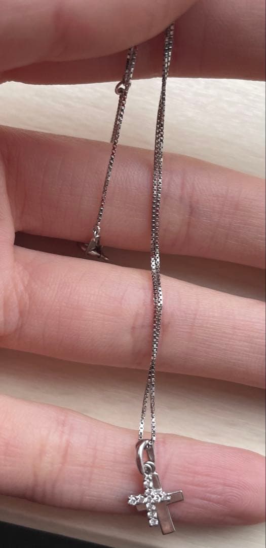 ジュエリーツツミ クロスネックレス