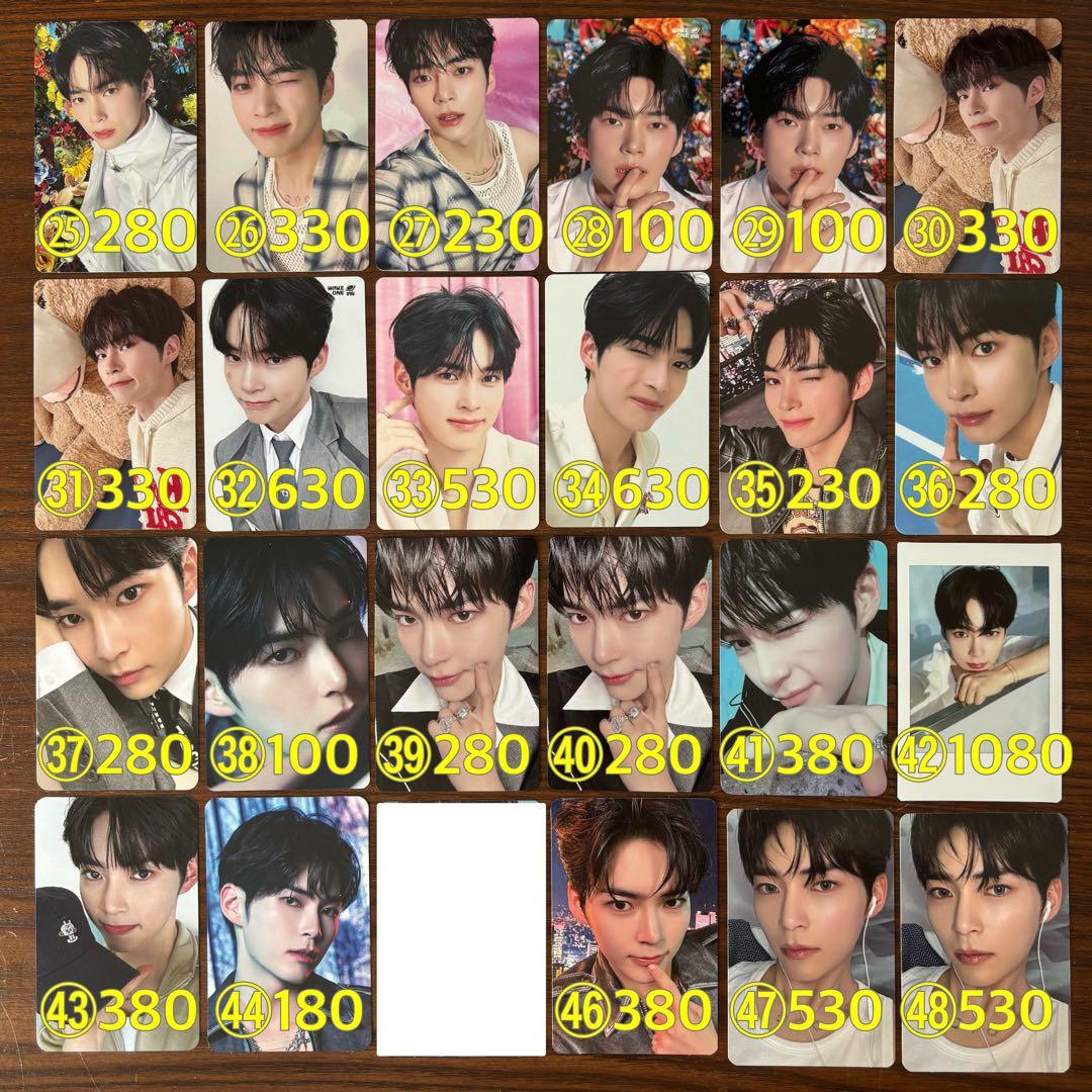 ハンビン ソンハンビン ソン・ハンビン トレカ まとめ売り ばら売り可