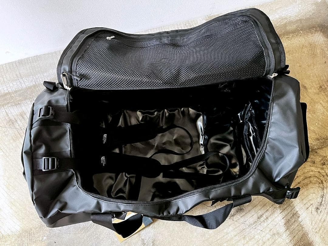 新品 ノースフェイス ダッフルバック ボストンバック 黒 50L 修学旅行