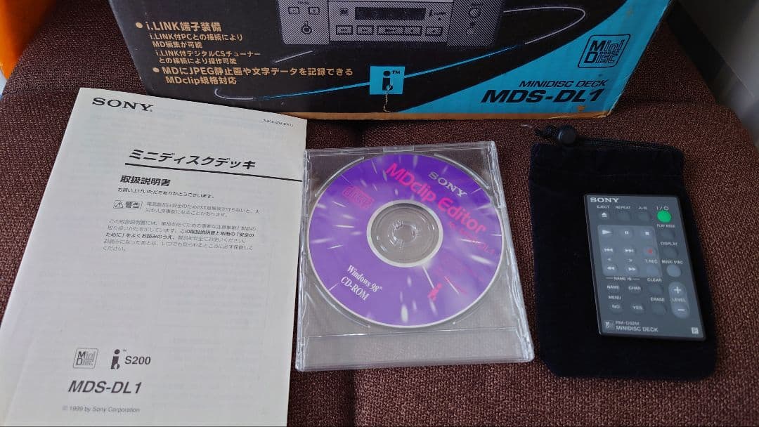 その他 SONY MINI DISC DECK MDS-DL1