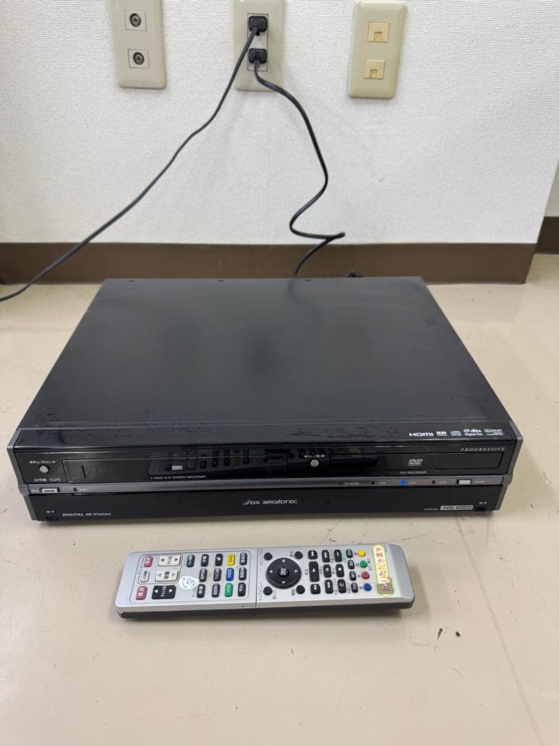 DX BROADTEC DXRW250 DVDレコーダー/VHS
