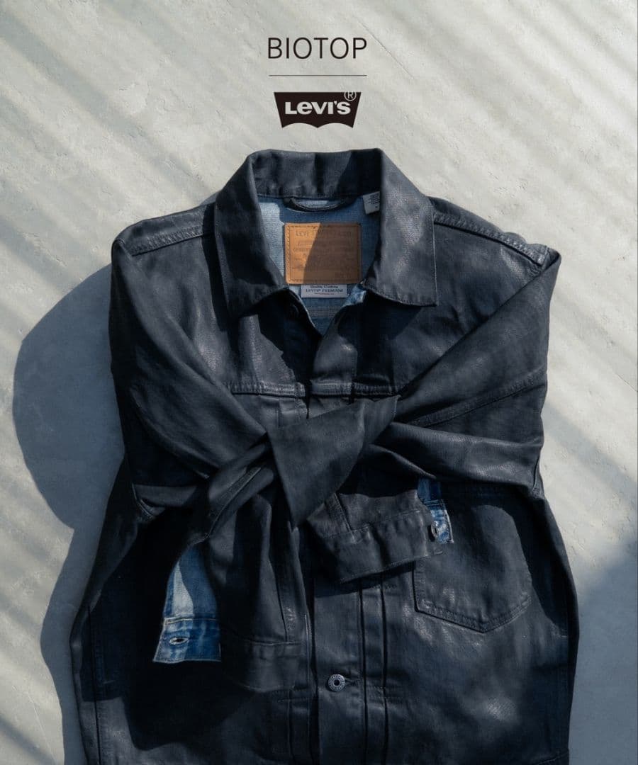 LEVI’S × BIOTOP 26SS Trucker Black