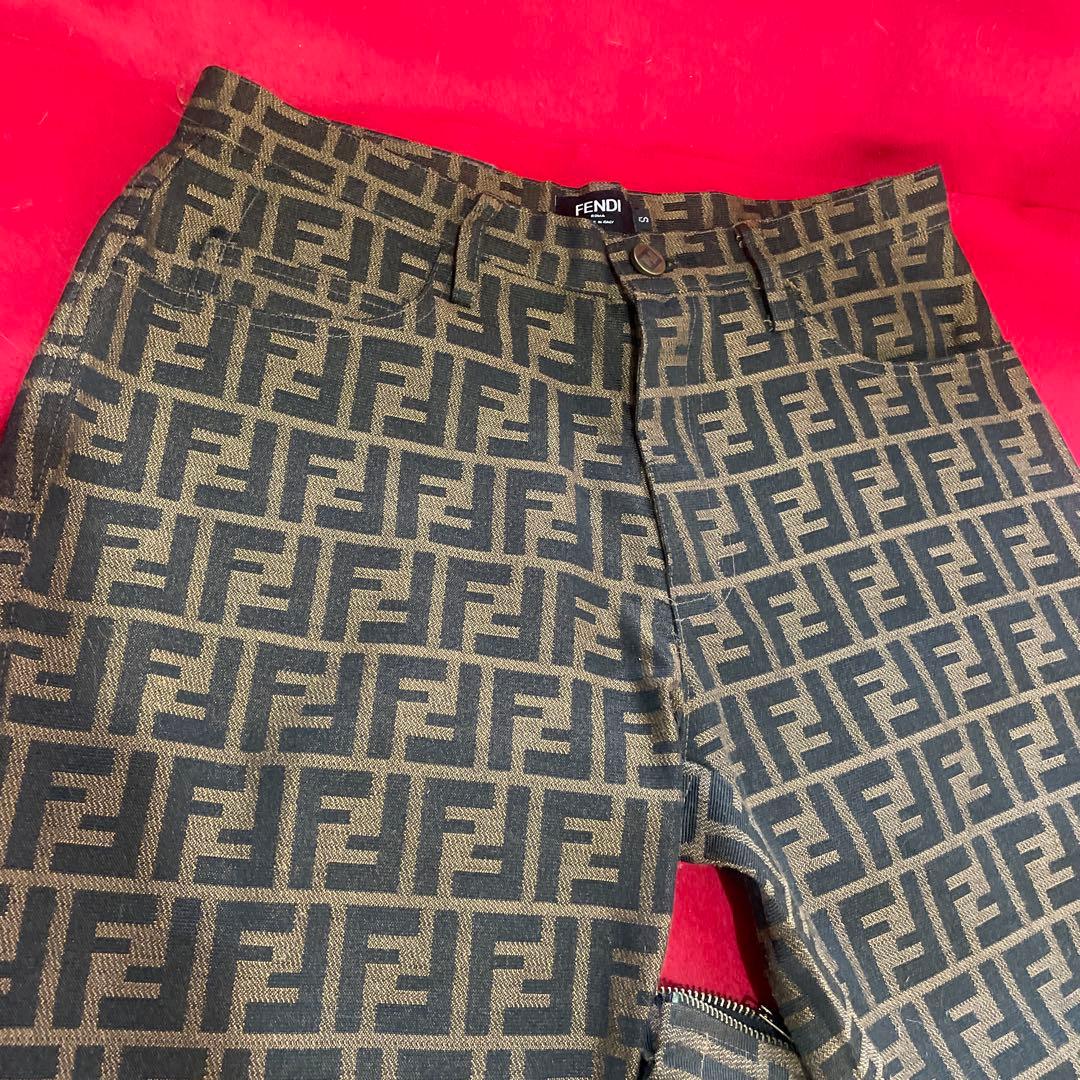 希少 レア フェンディ パンツ FENDI メンズ　レディース　ズッカ柄