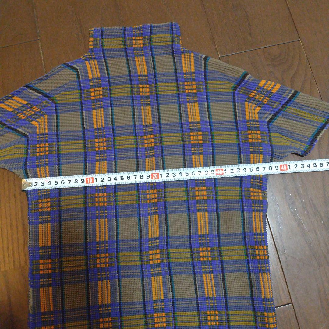 ISSEY MIYAKE PLEATS PLEASE カットソー チェック L