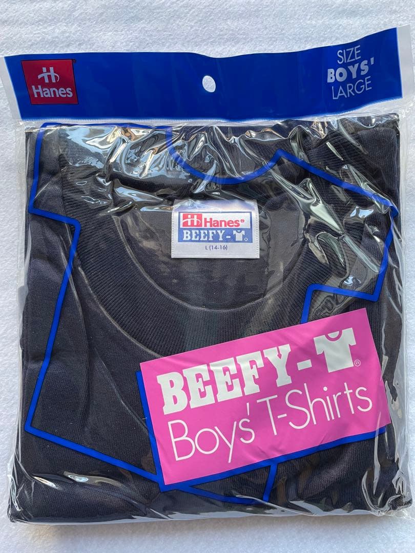 【17枚おまとめ】HANES BEEFY キッズL150-170 ネイビーブルー