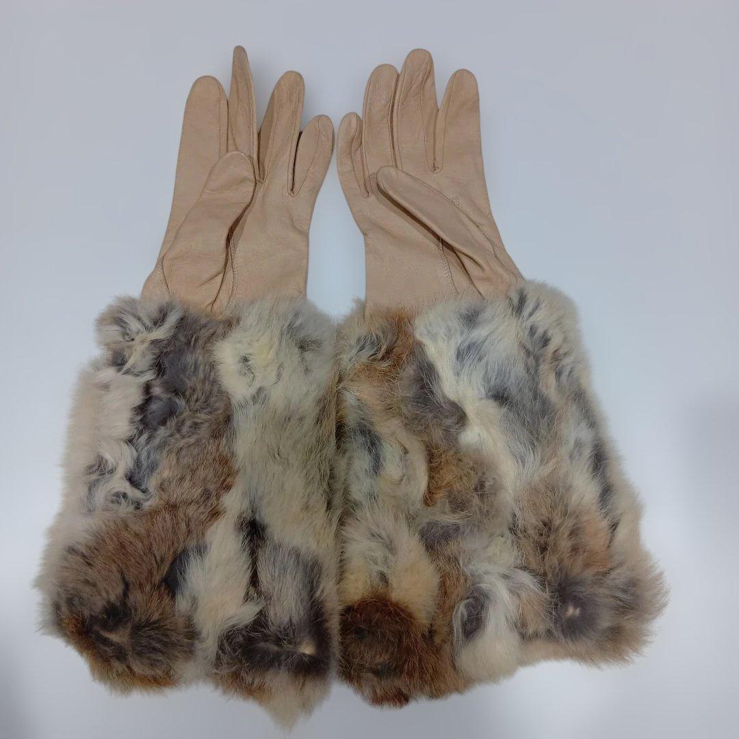 Vivienne Westwood　レザー＆ファー手袋