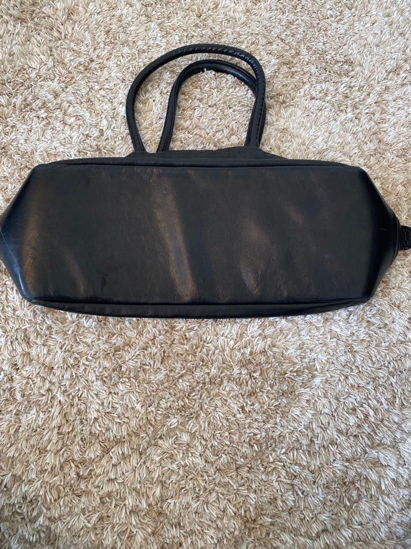 ジャスエムビーJas-M.B スモールトラベラーボストンバッグ　本革　黒