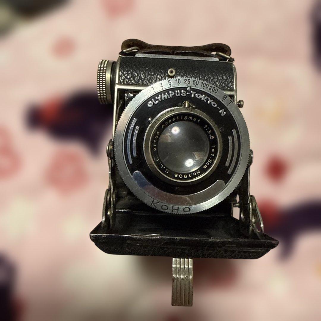 超希少 OLYMPUS TOKYO-N KOHO 蛇腹カメラ フィルムカメラ