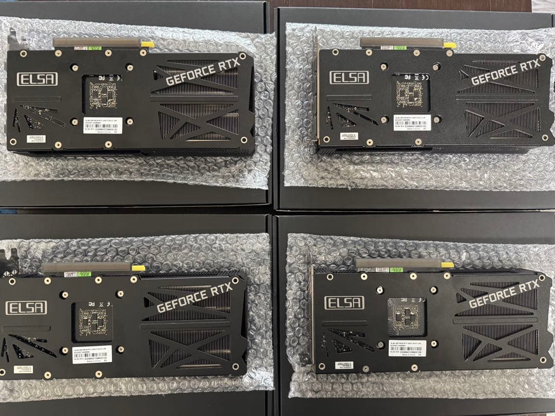 【どらPC】RTX3060TI ELSA SAC 8GB 4枚