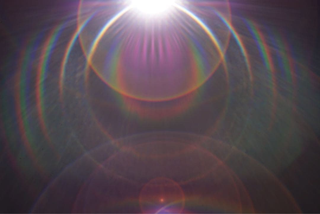 【多重虹色フレア】PENTAX Super Takumar 55mm f1.8