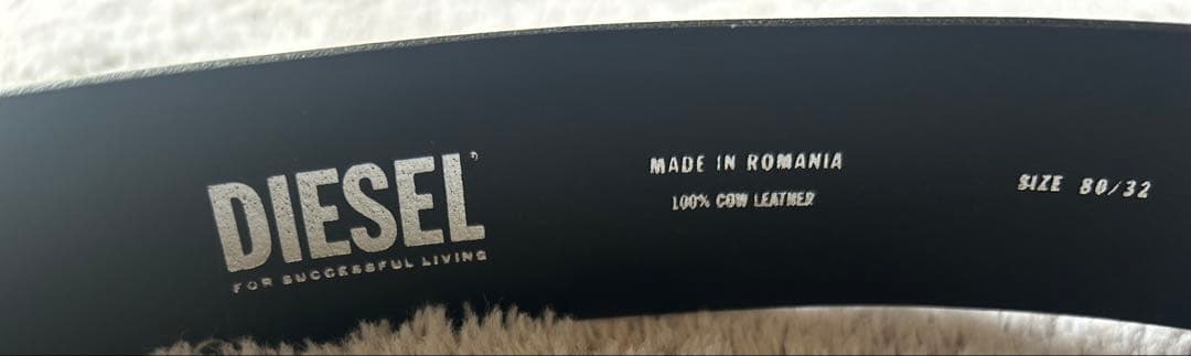 DIESEL 本革 ベルト 80/32