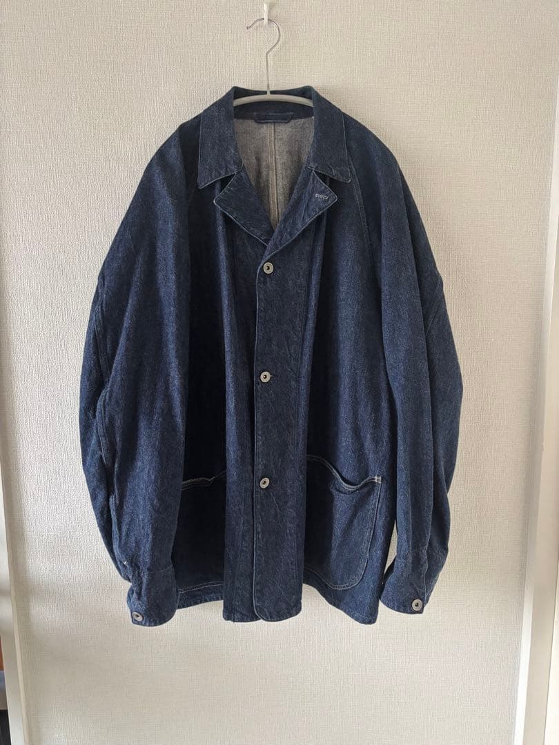 21SS comoli デニムカバーオール　サイズ3