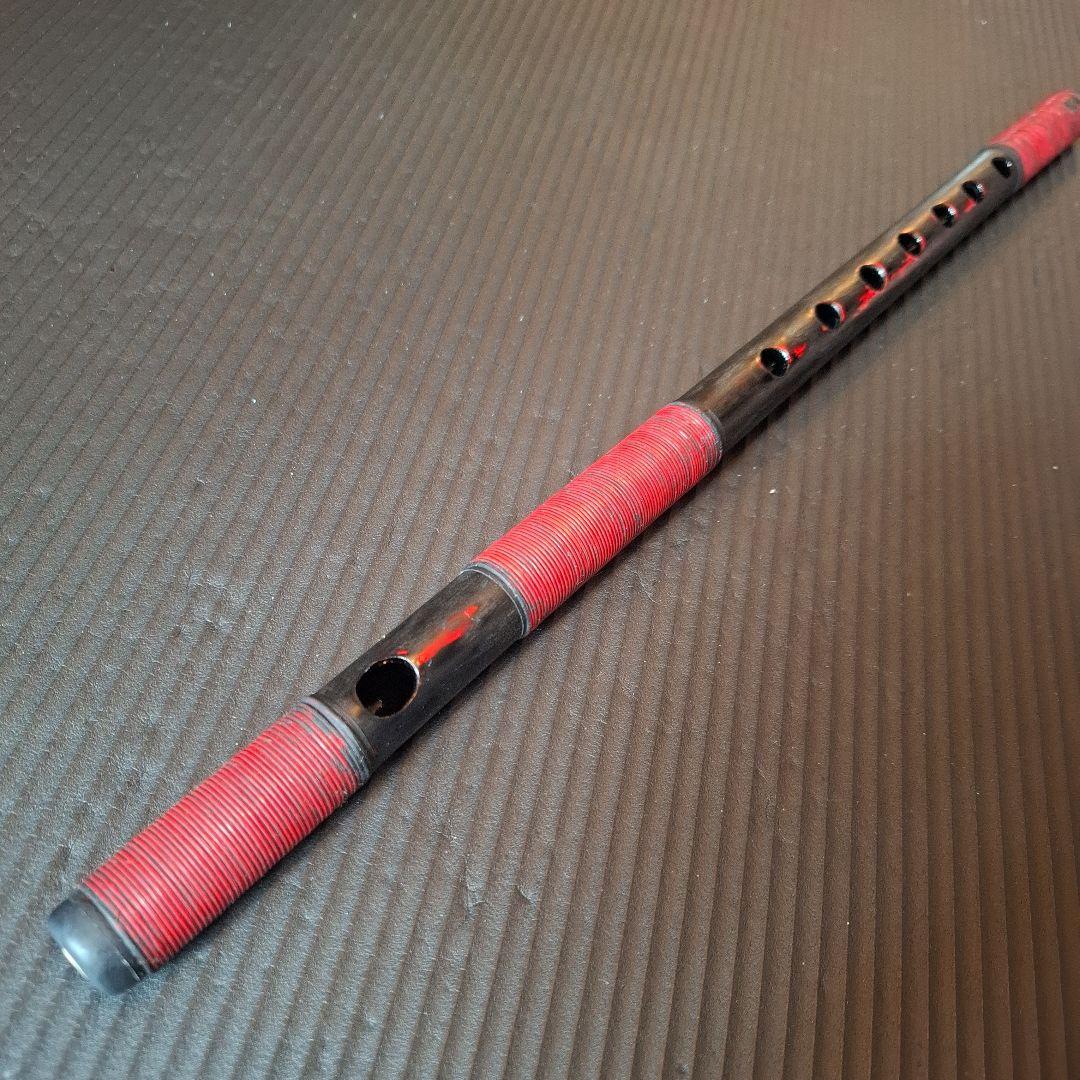 篠笛　古典調　五本調子 天地胴巻き　超鐵仕様