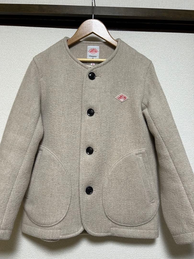 DANTON ノーカラージャケット34