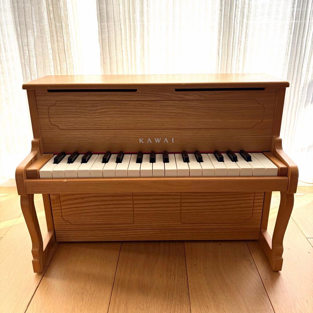 カワイKAWAIアップライトピアノ河合ナチュラルミニピアノ子供おしゃれ木目