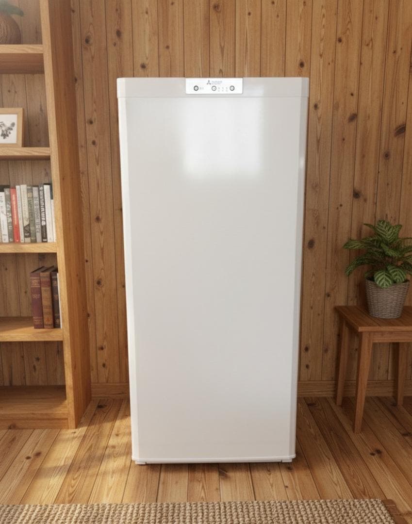 【美品】三菱 冷凍庫 2022年 121L 省エネ 静音 MF-U12H-W