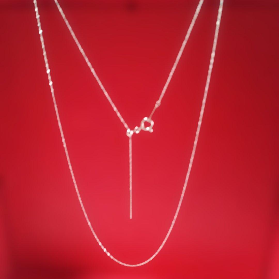 Pt950 スクリューチェーンネックレス 日本製