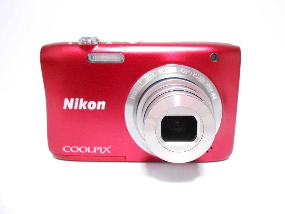 【たー】　ニコン　Nikon COOLPIX S2900 レッド