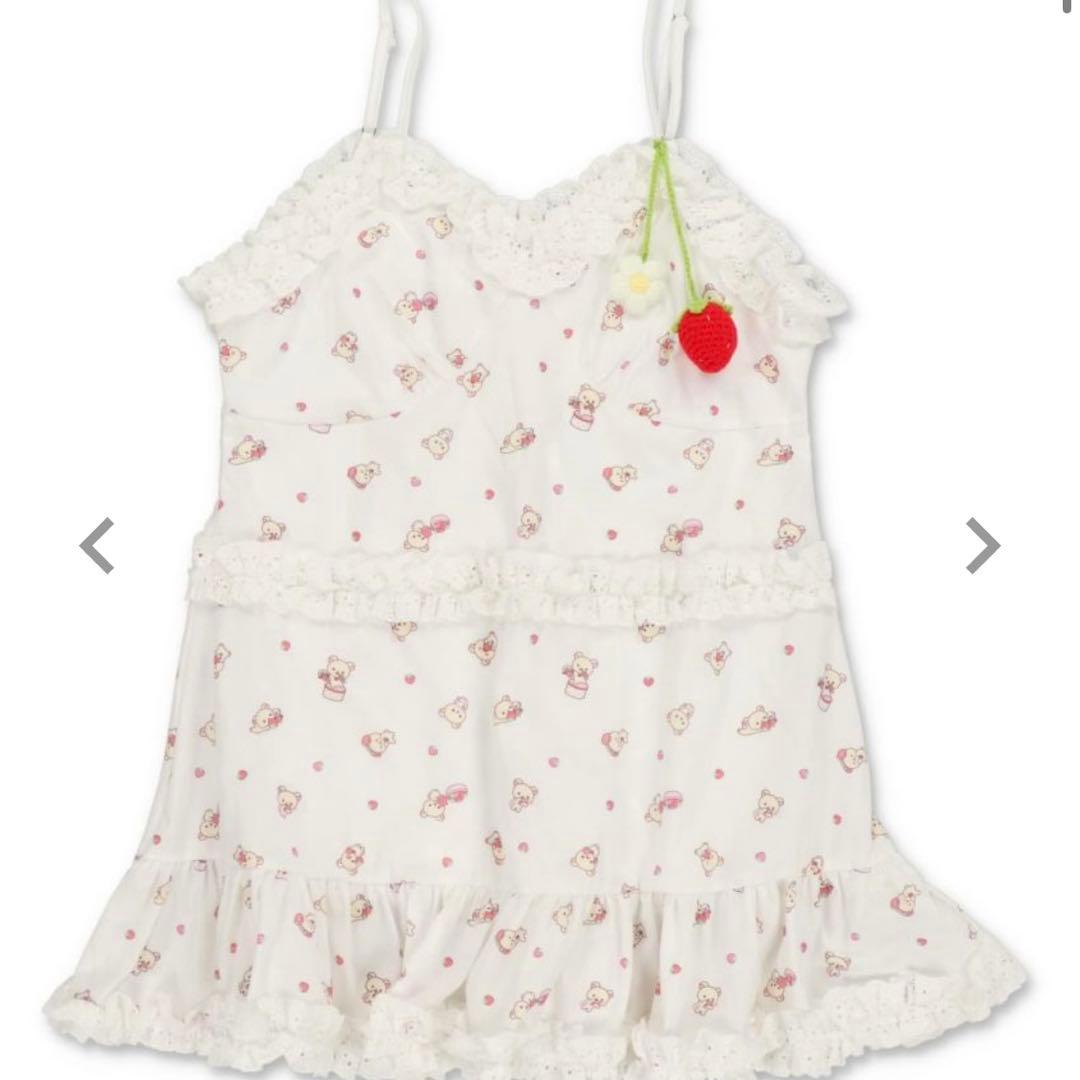 【新品未開封】コリラックマ　スピンズ　ドッキングフリルワンピ　ホワイト