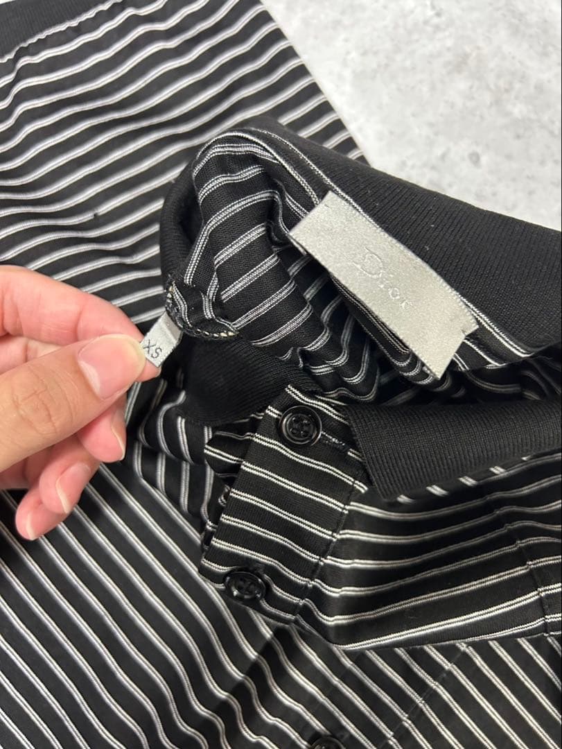 Dior Homme SS07 ボーダー　BEE ポロシャツ