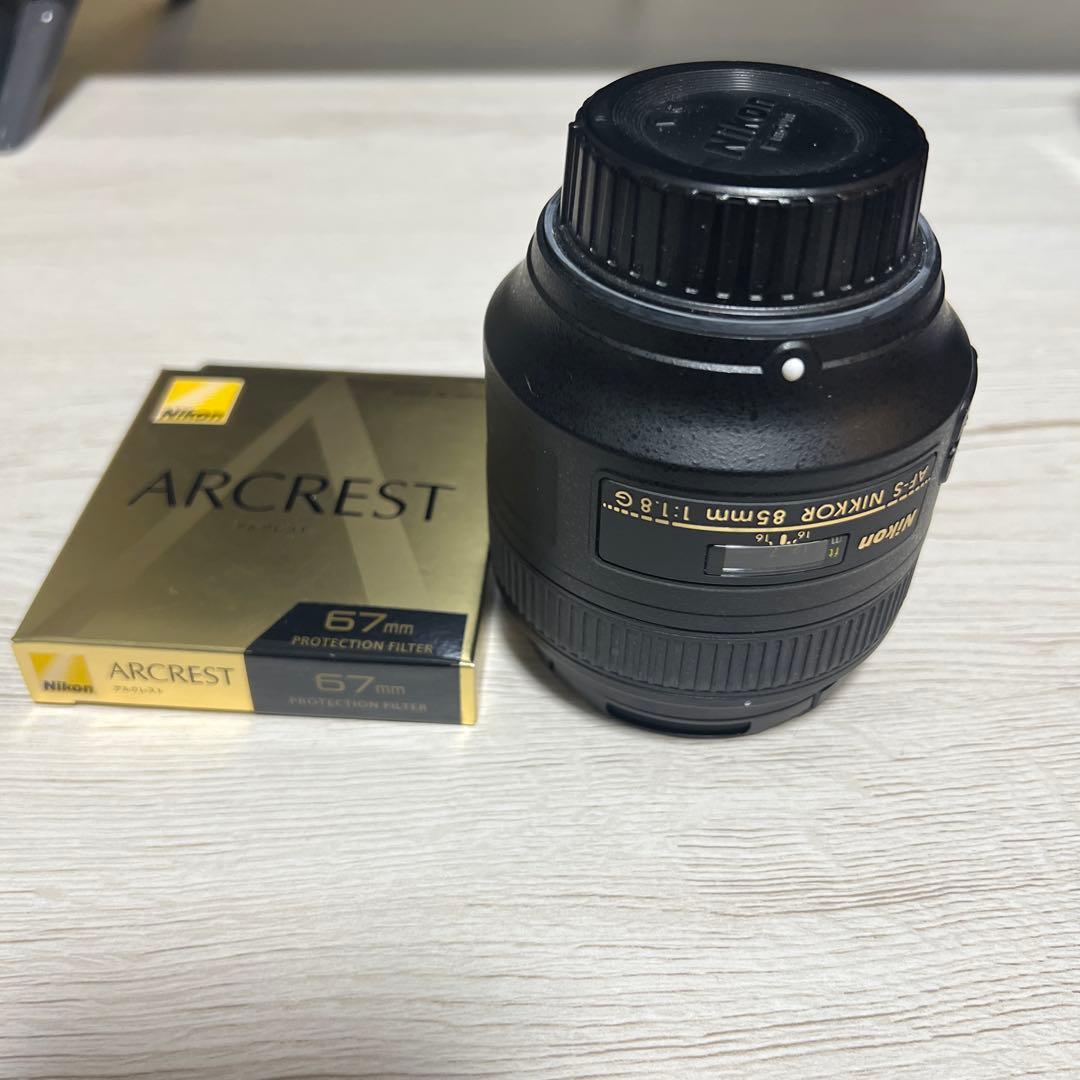 Nikon AF-S NIKKOR 85mm f/1.8G（純正フィルター付属）