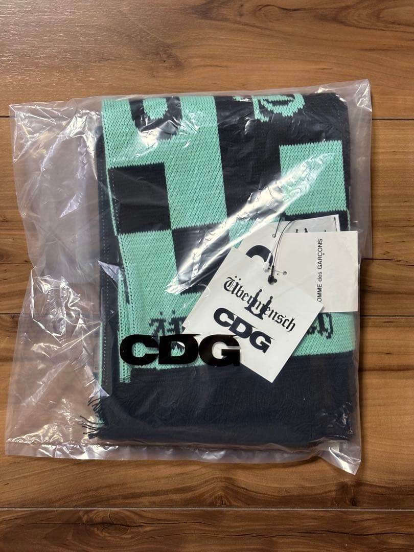 小物 CDG x G-DRAGON Checkered Stole mint