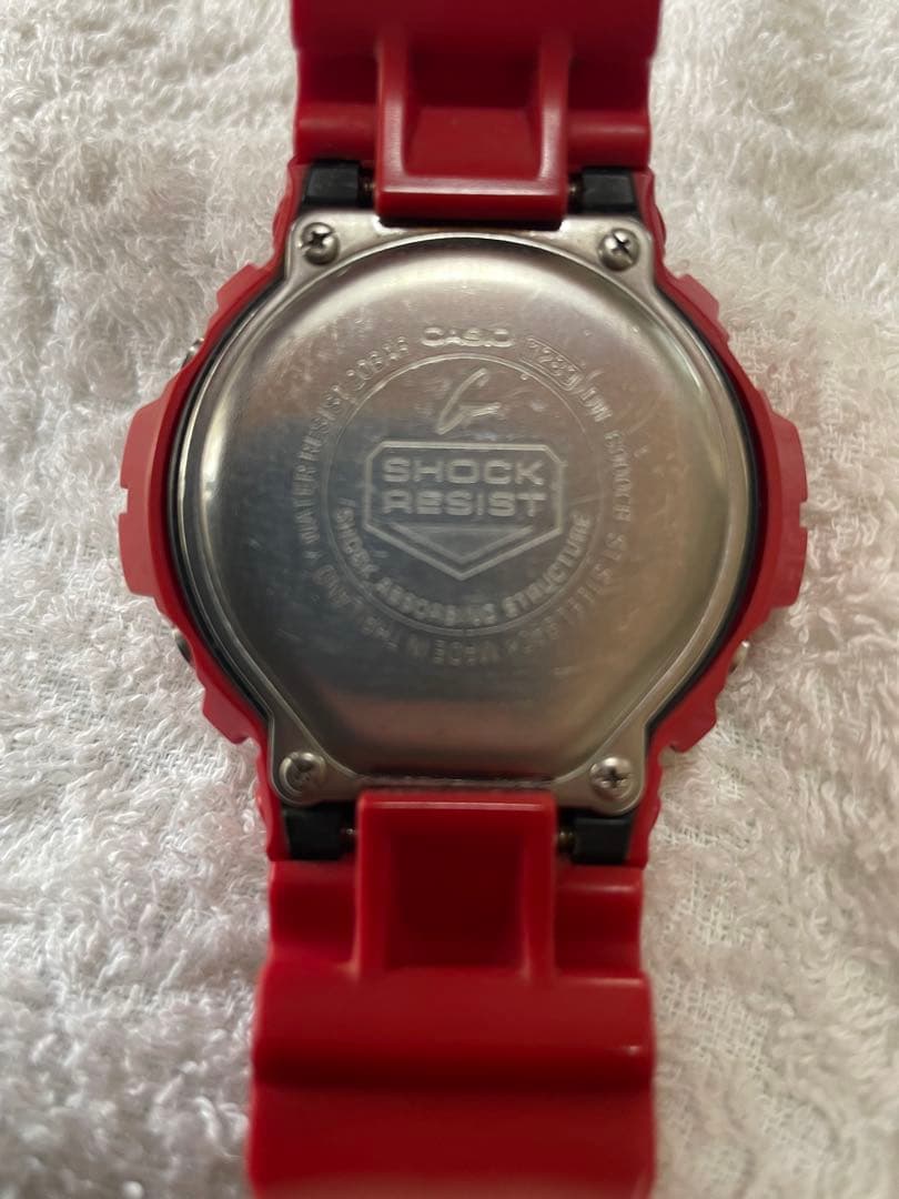 【美品】CASIO G-SHOCK DW-6900CB クレイジーカラー 赤