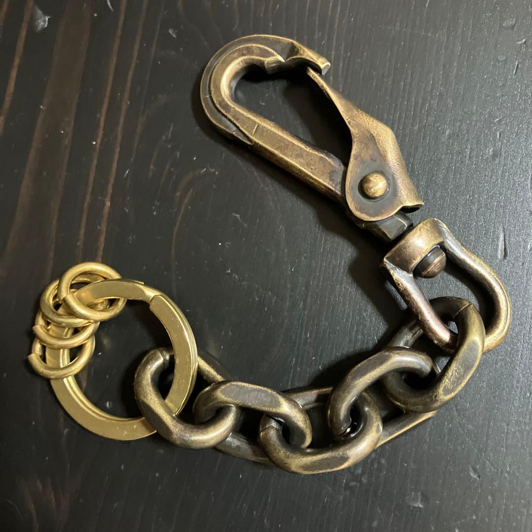 ヴィンテージカラビナ使用　キーチェーン！新品未使用　キーホルダー　即日発送！