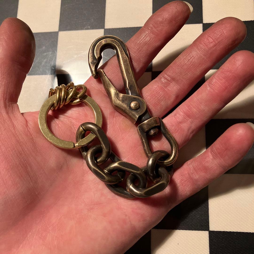 ヴィンテージカラビナ使用　キーチェーン！新品未使用　キーホルダー　即日発送！