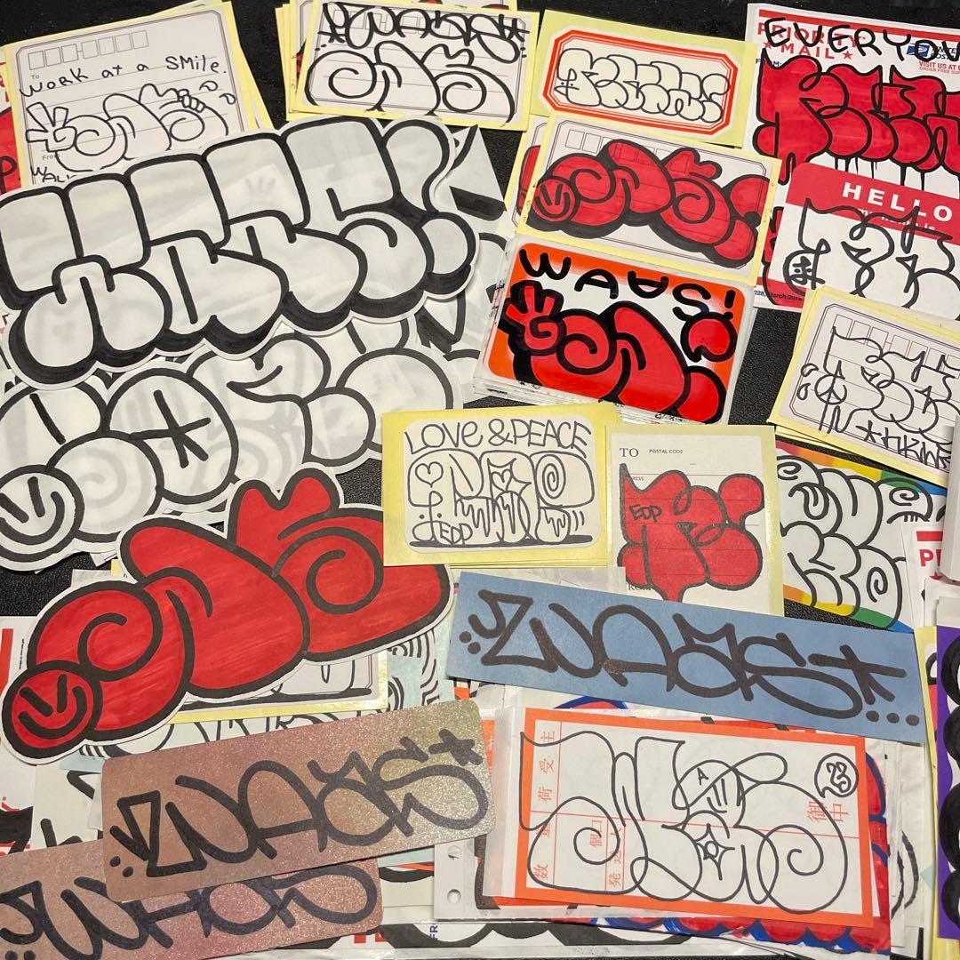 Graffiti グラフィティ ストリート 手描き ペイント ステッカー 大量