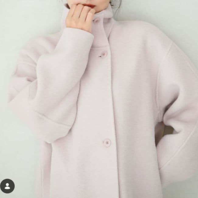 ひ*で様 Stola.ショートリバーコート ピンク 36サイズ