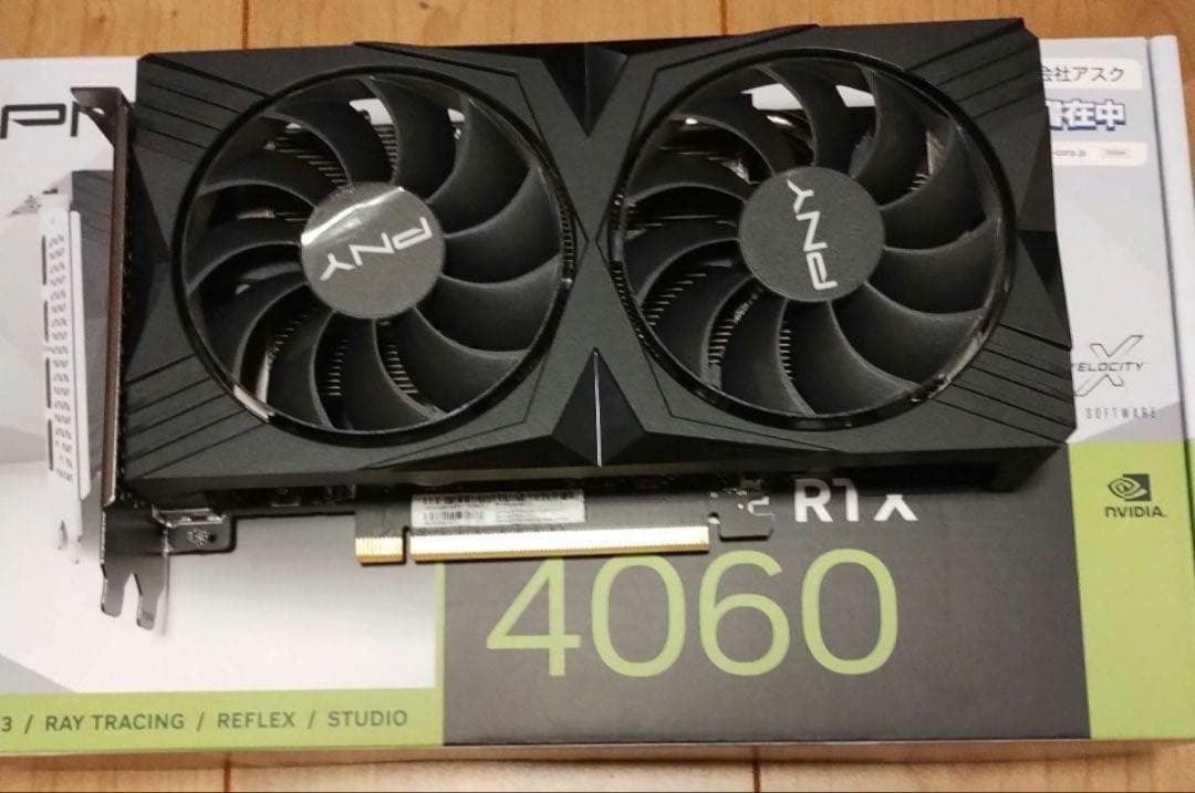 グラフィックボード・グラボ・ビデオカード GeForce RTX 4060 8GB PNY