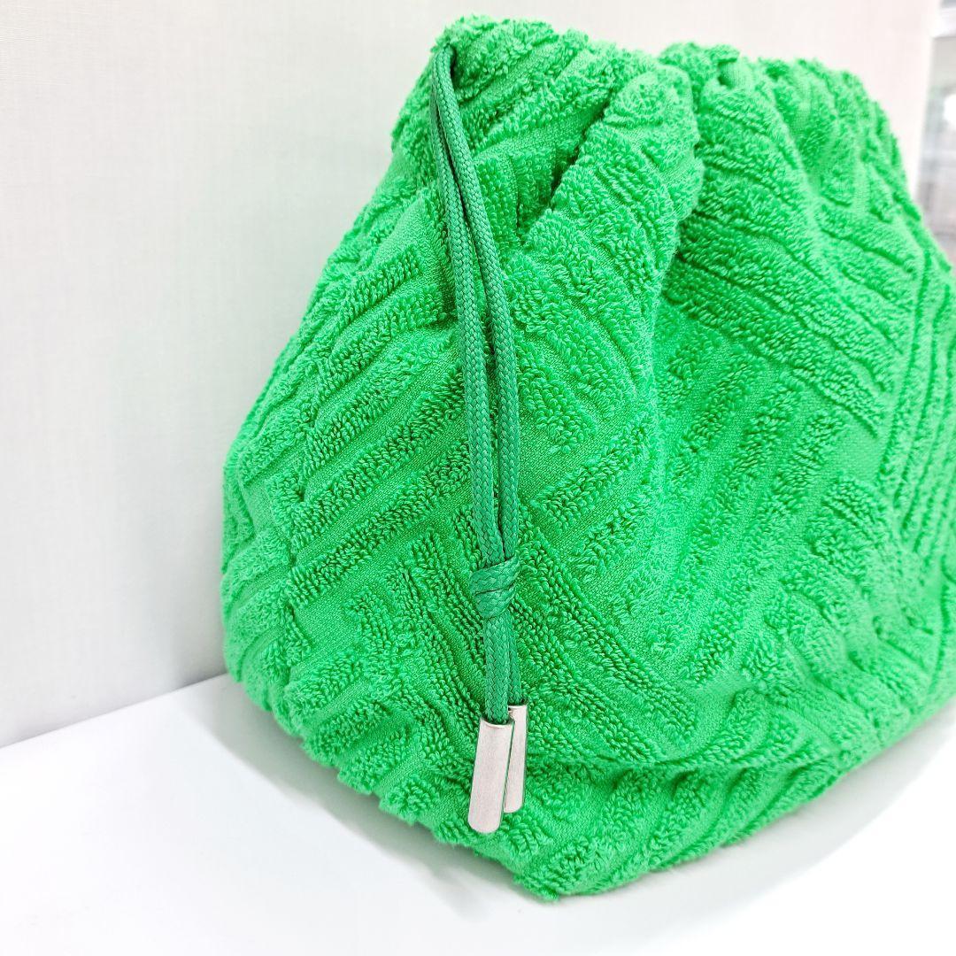 BOTTEGA VENETA ボッテガ ポーチ 緑 巾着 niko∞2525