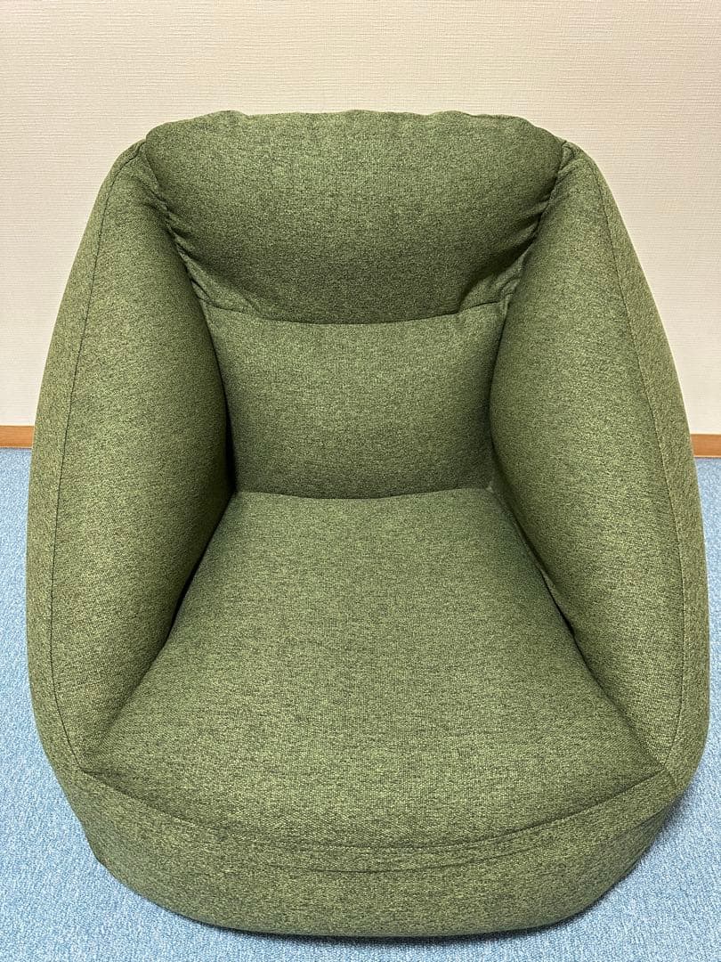 無印良品空気でできたソファ・グリーン