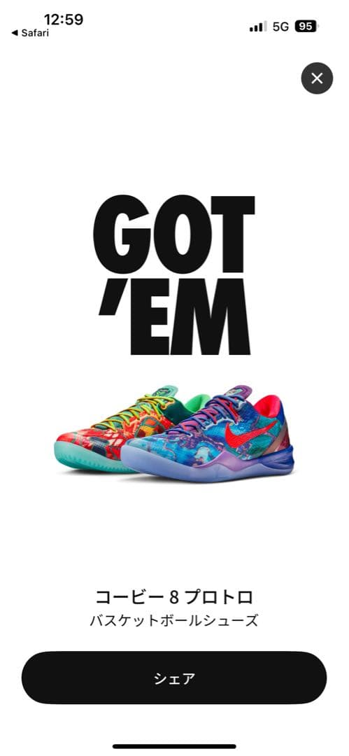 コービー8 プロトロ　KOBE Ⅷ PROTRO