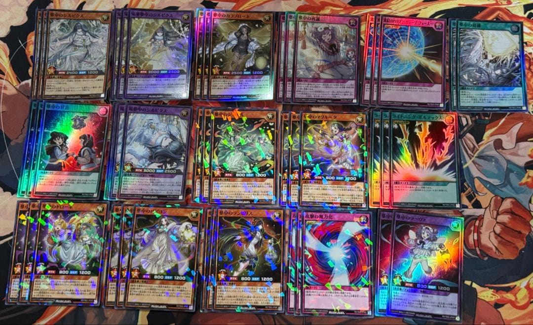 遊戯王ラッシュデュエマ　夢中デッキパーツ　まとめ売り　47枚