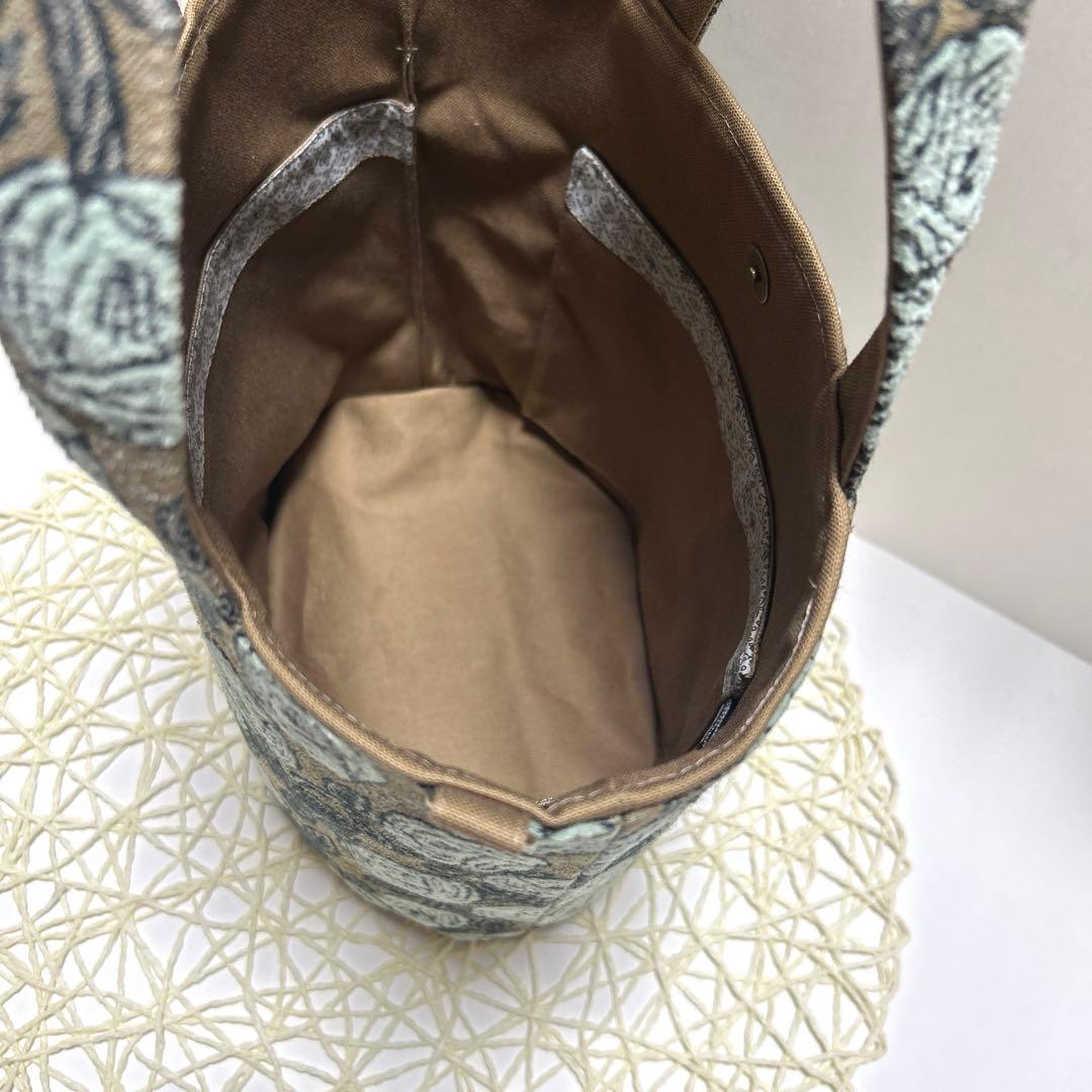 ミナペルホネンオパール底トートバッグ　ハンドメイド