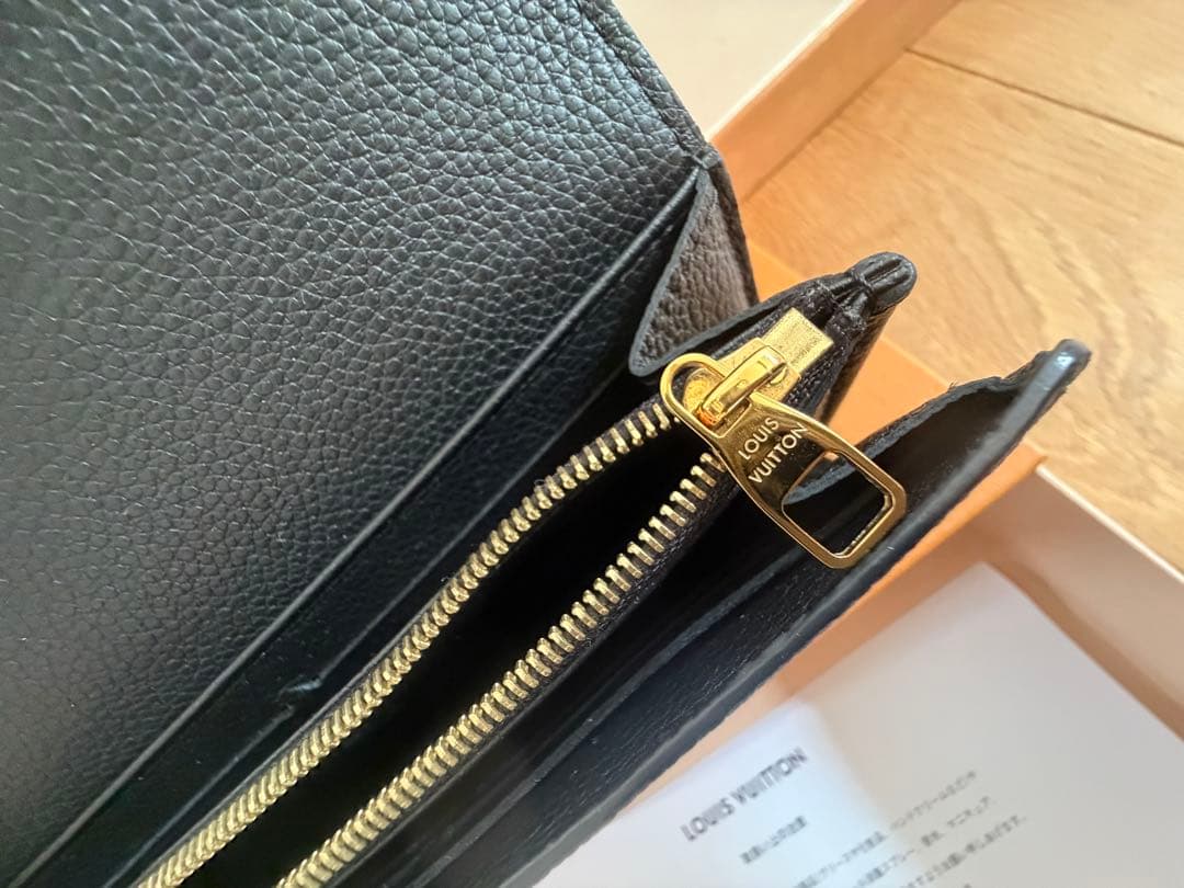 ヴィトン　M80496 RFID認証　長財布　アンプラント　ポルトフォイユ　サラ