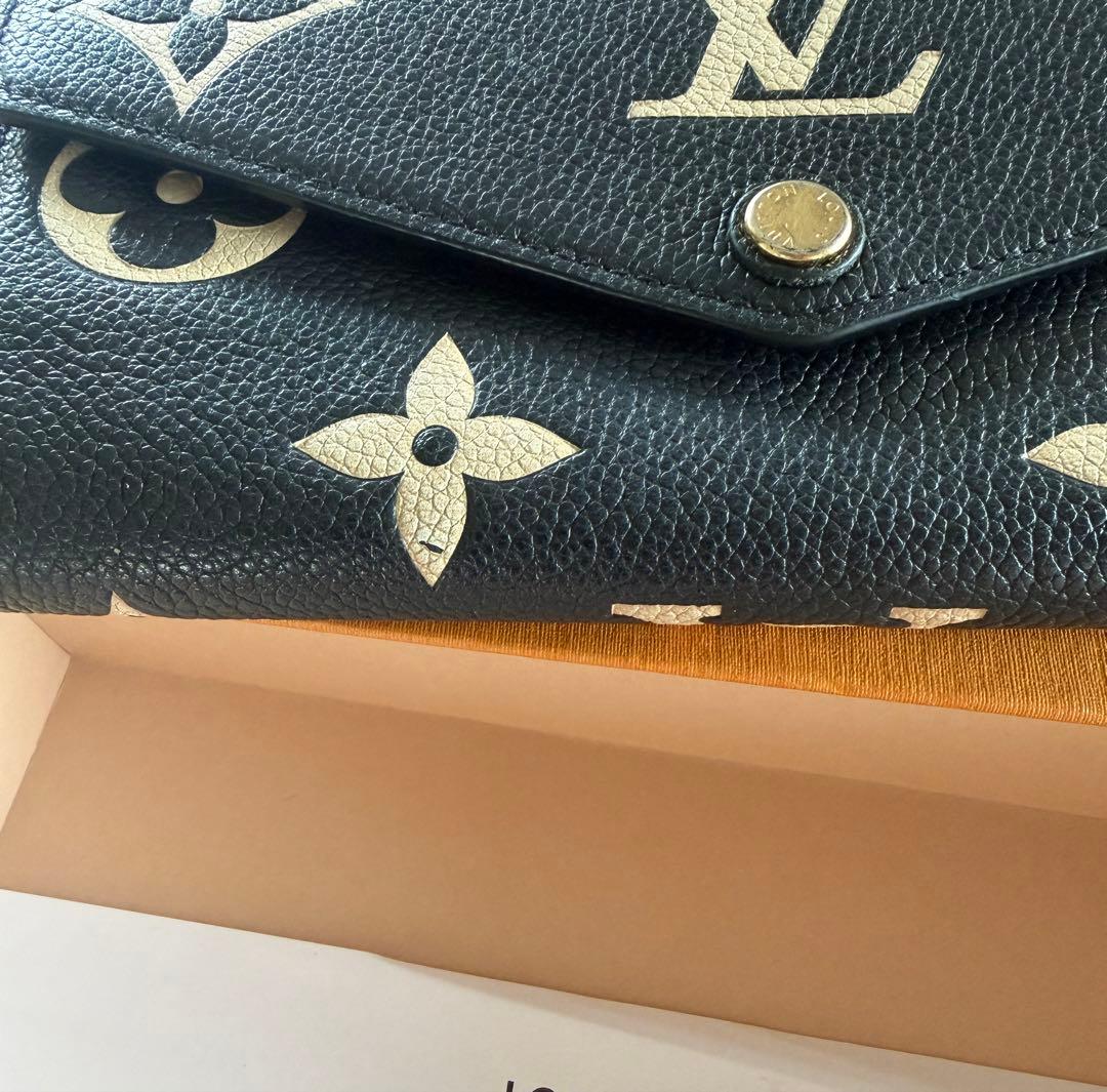 ヴィトン　M80496 RFID認証　長財布　アンプラント　ポルトフォイユ　サラ